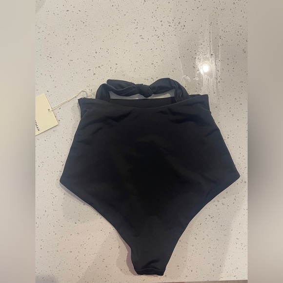 Mara Hoffman UPF 50+ High-Waist Bikini Bottom Black XS, L - Picture 4 of 6
